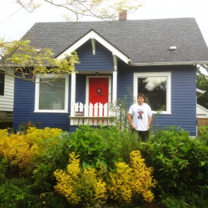 …and by August 2012, the house needed some paint - to make it look as good as the landscaping!