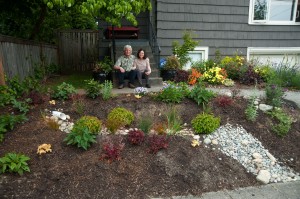 Watching the garden grow!