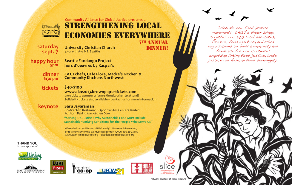 7th Annual Strengthening Local Economies Everywhere Dinner!