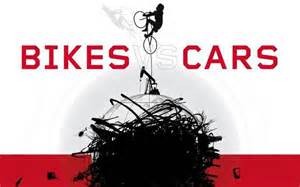 bikes vs. cars banner