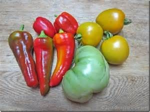 tomatoes and peppers